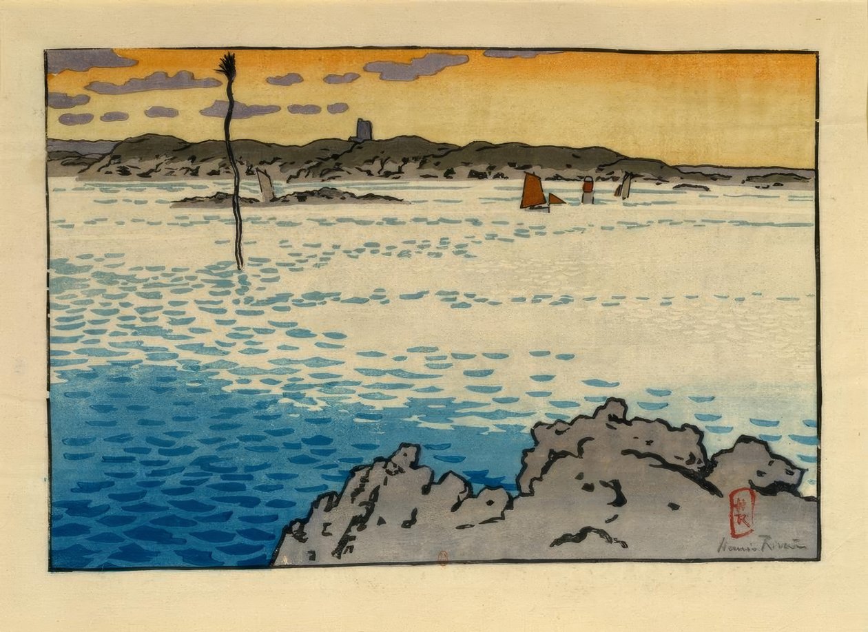 Les Ebihiens (Saint-Briac) da Henri Rivière