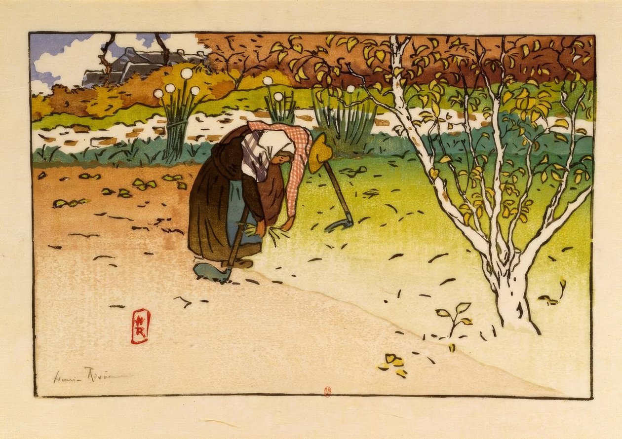 Orto a Ville-Hue (Saint-Briac) da Henri Rivière