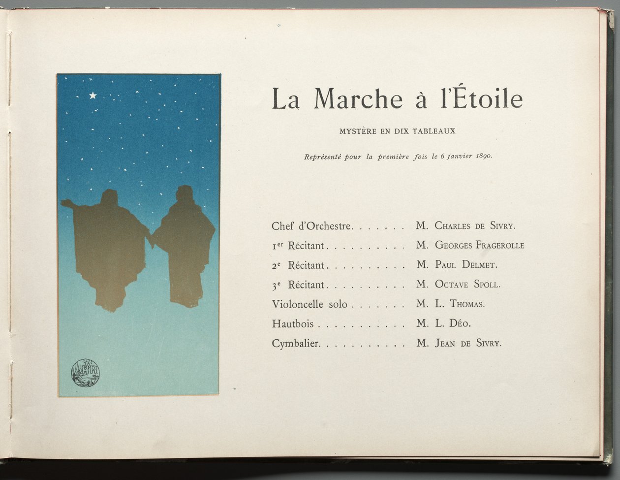 Il progresso delle stelle: la marcia verso la stella misteriosa in dieci tableaux da Henri Rivière