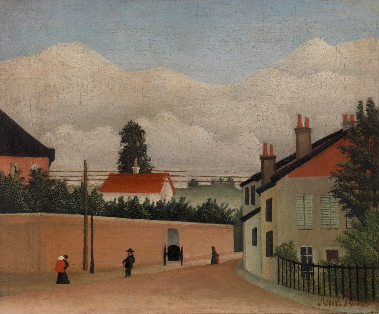 Periferia di Parigi da Henri Rousseau