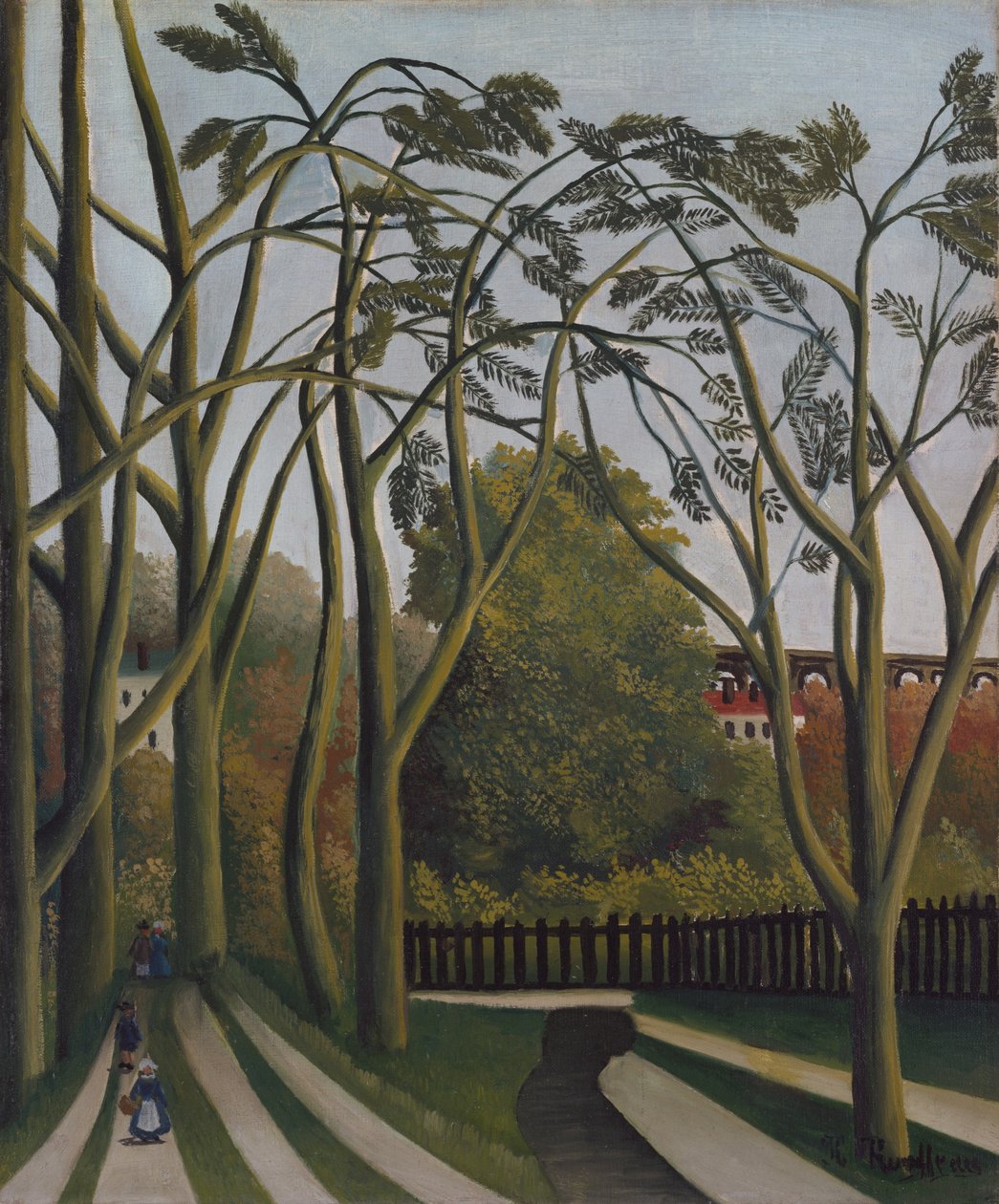 Le rive della Bièvre vicino a Bicêtre da Henri Rousseau