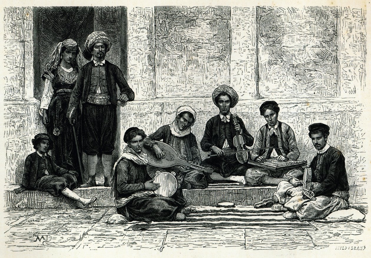 Un concerto ebraico: Tlemcen da Henri Theophile Hildibrand