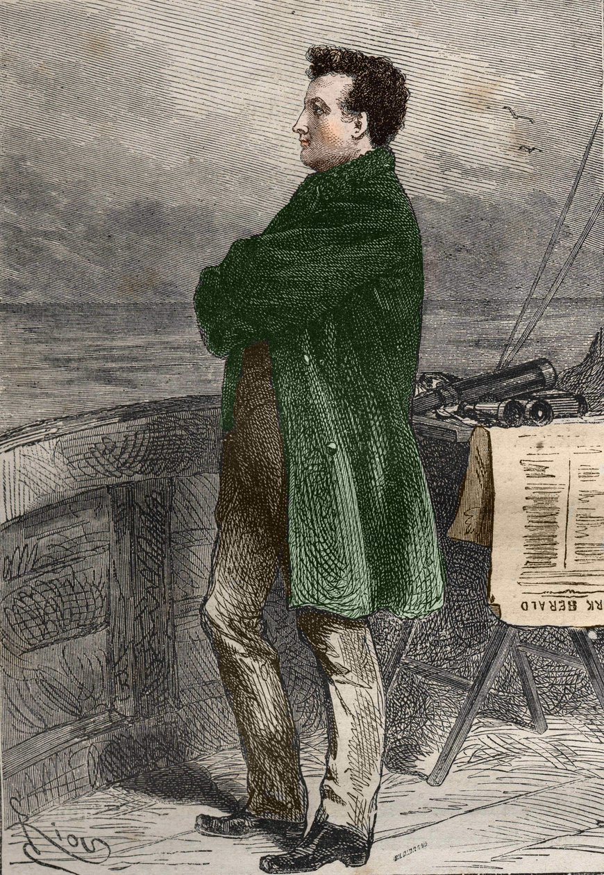 Professor Aronnax guarda l