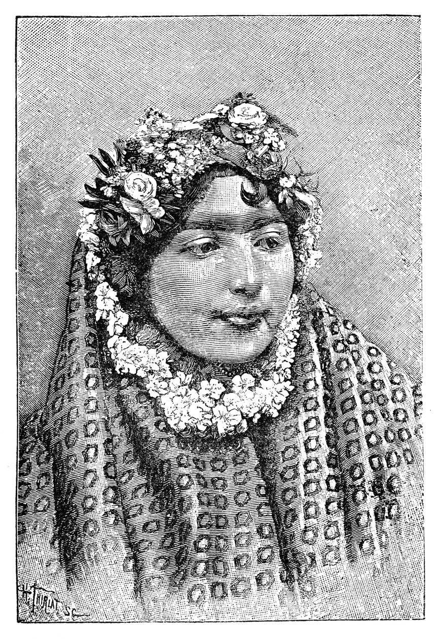 Una nobile signora persiana, 1895 da Henri Thiriat