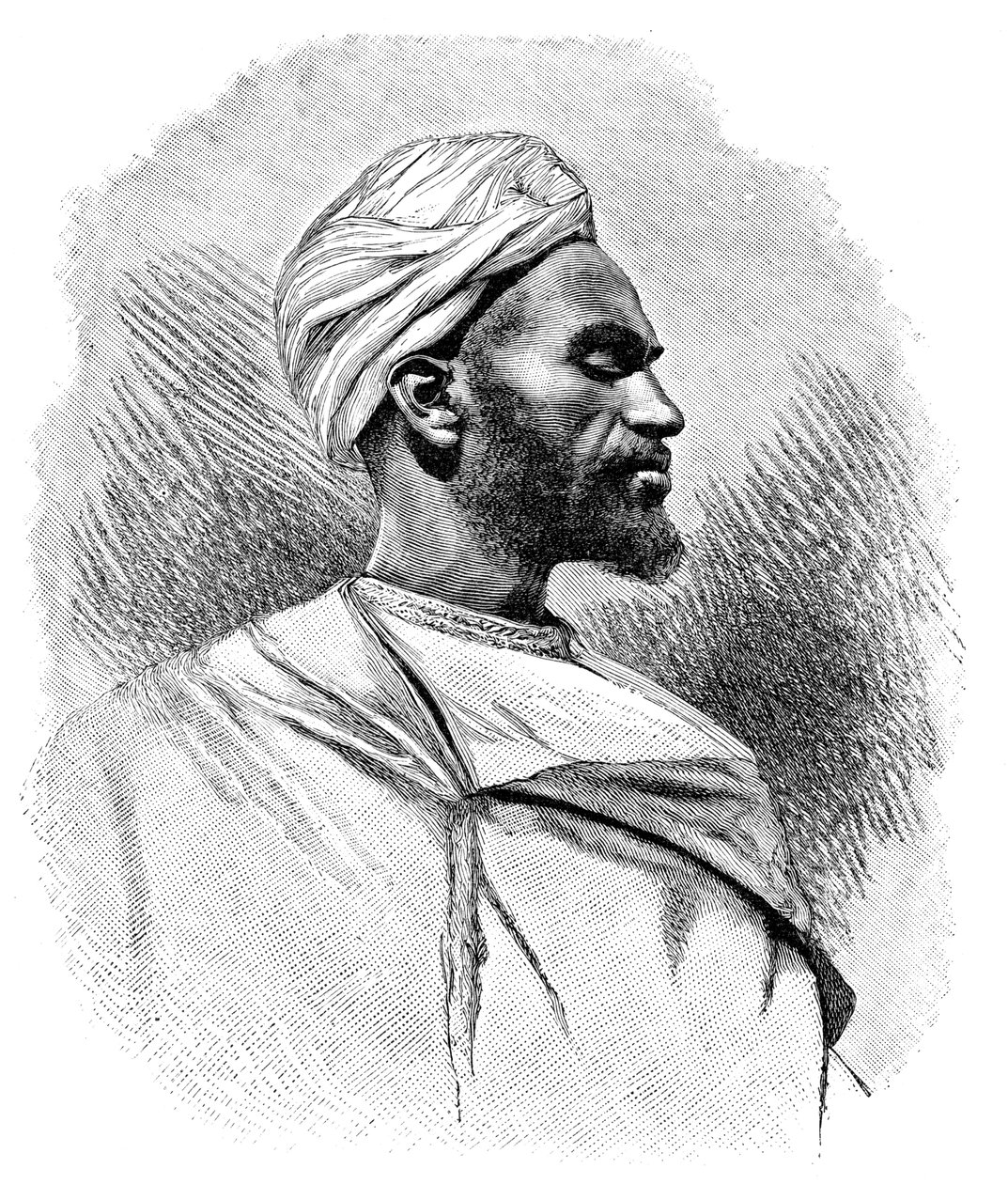 Un conducente di cammelli arabo, Nord Africa, 1895 da Henri Thiriat