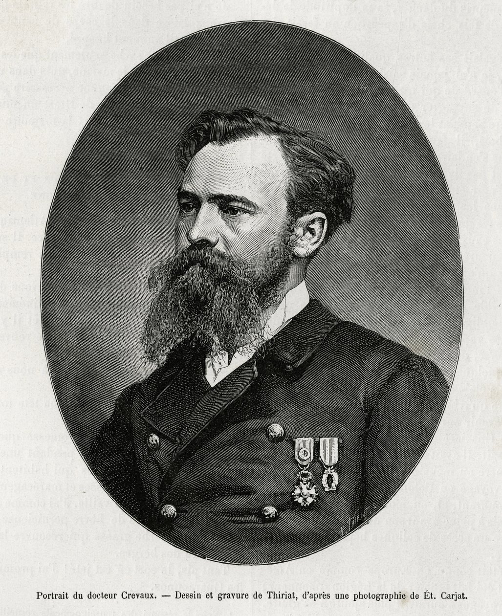 Ritratto del Dott. Jules Nicolas Crevaux (1847-1882), medico ed esploratore del Sud America (dalla Guyana francese all
