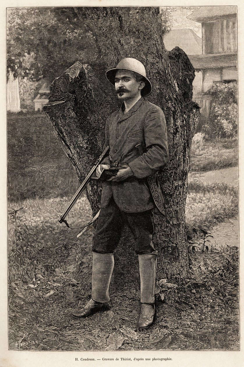 Ritratto di Henri Coudreau (1859-1899), professore di geografia ed esploratore dell