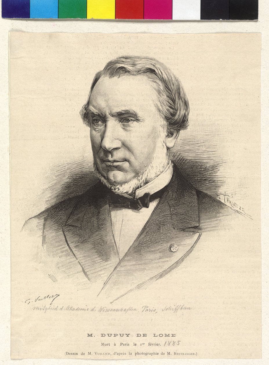 Stanislas-Charles-Henri-Laurenz Dupuy de Lôme da Henri Thiriat