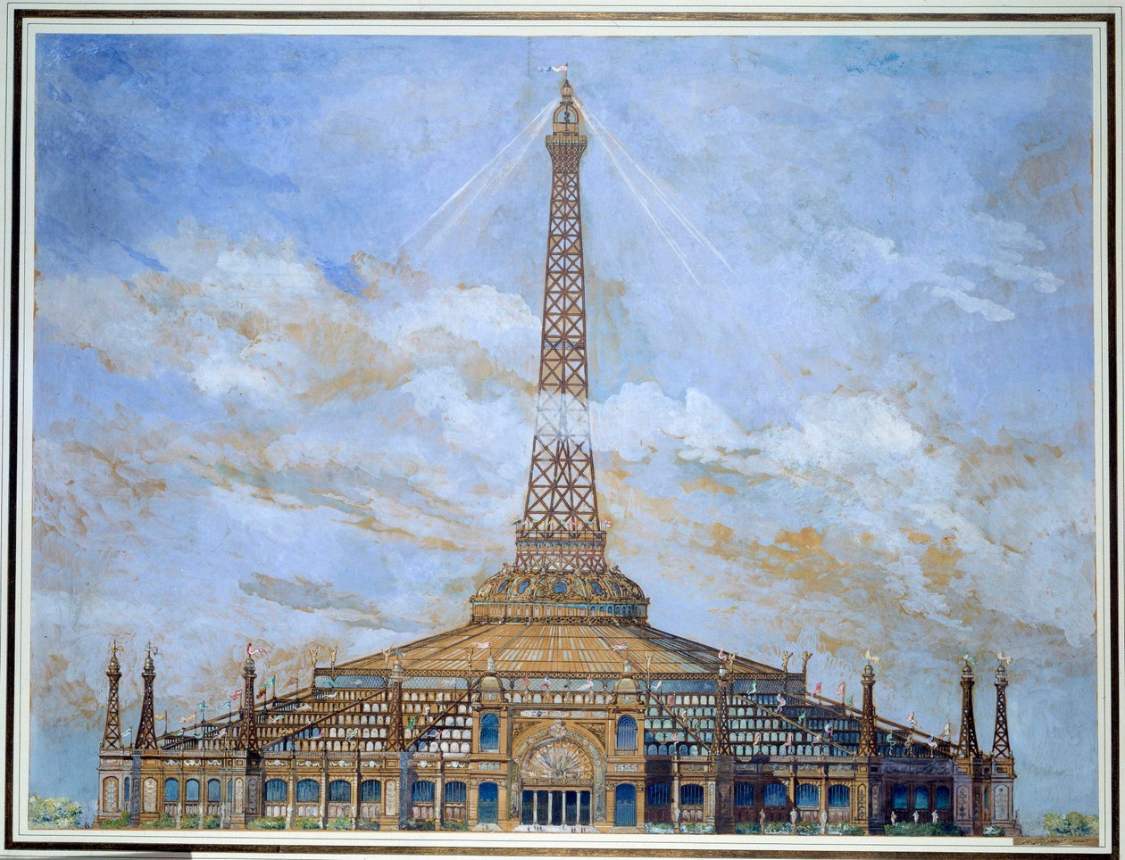 Progetto della Torre Eiffel per l