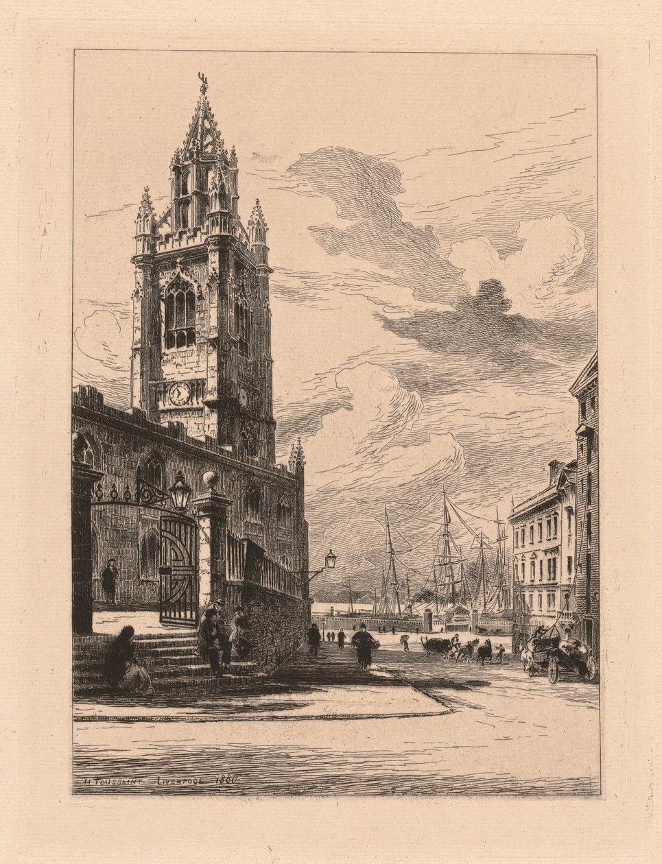 Chiesa di San Nicola, Liverpool da Henri Toussaint