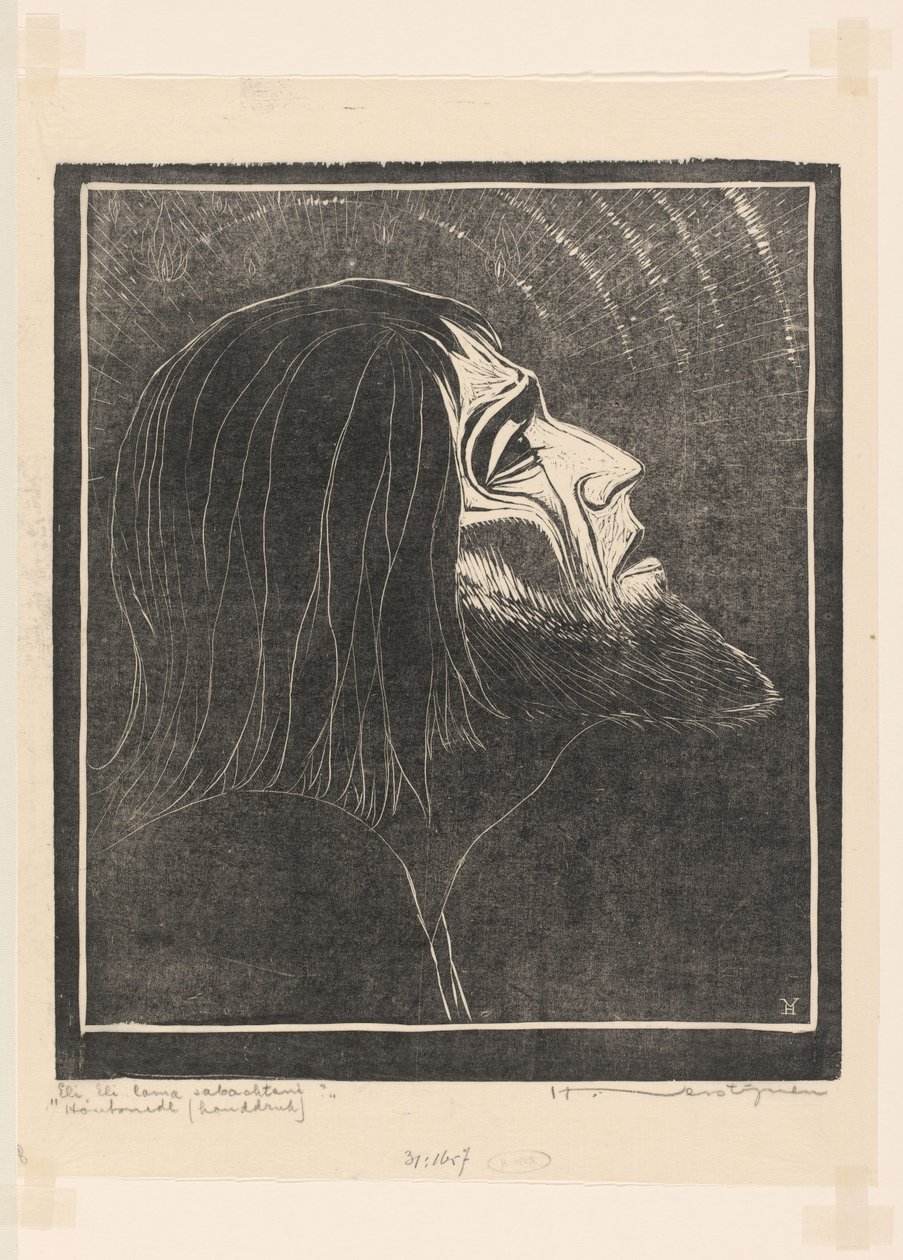 Eli, Eli lama sabachtani da Henri Verstijnen (signed by artist)
