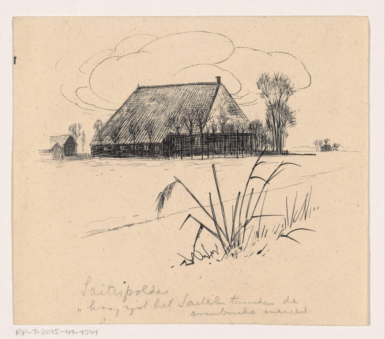 Fienile nella Saiterpolder da Henri Verstijnen