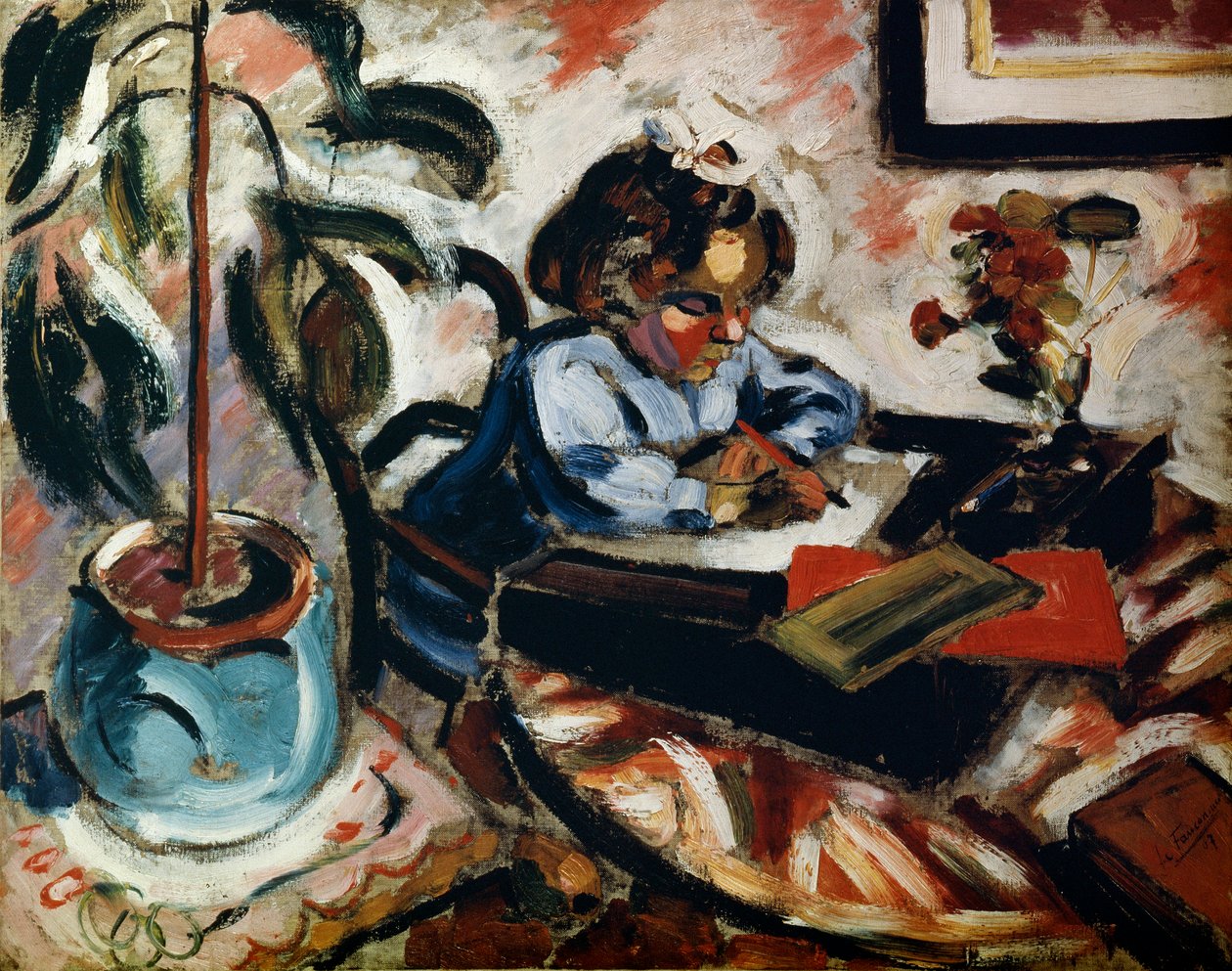 Una piccola scolara, 1907 da Henri Victor Gabriel Le Fauconnier