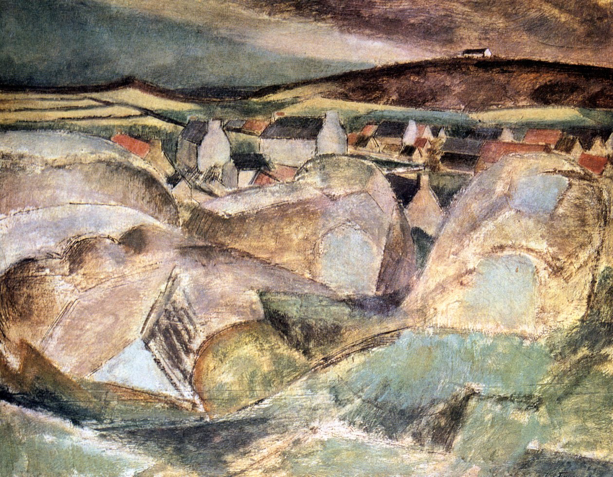 Villaggio tra le Rocce, 1910 da Henri Victor Gabriel Le Fauconnier