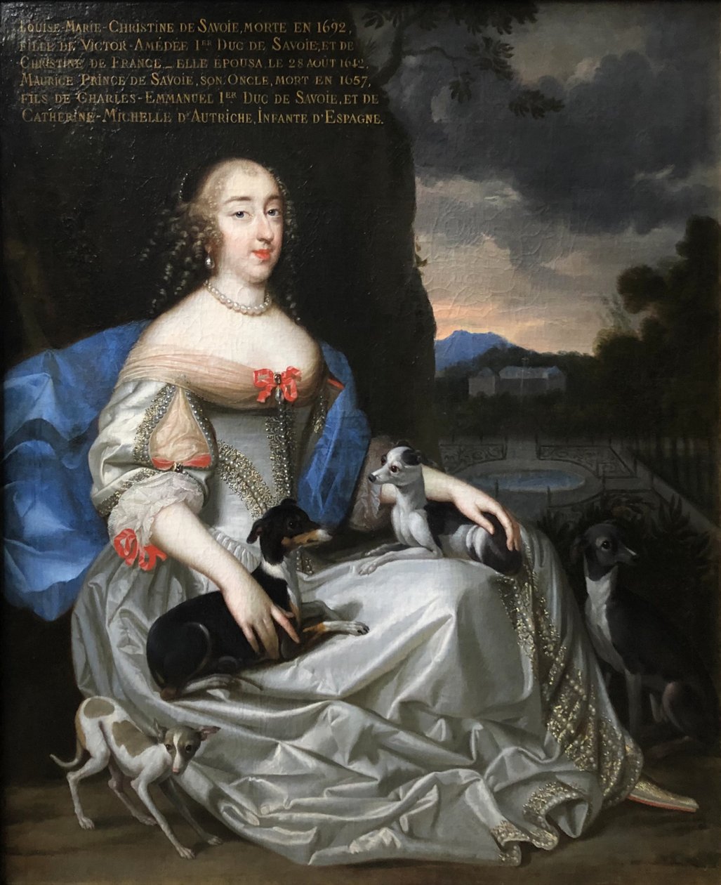 Francese:  Louise Marie-Christine, princesse de Savoie () Ritratto di Anne Marie Louise d