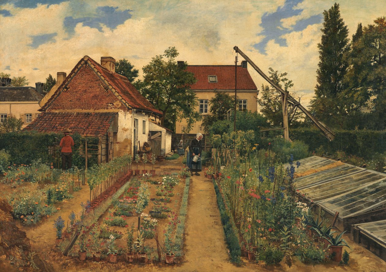 Il giardino dei fiori da Henri de Braekeleer