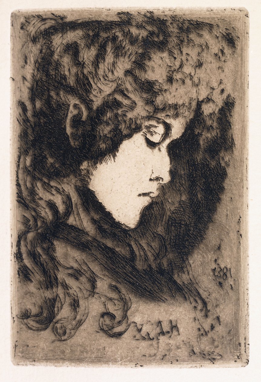 Testa di Donna da Henri de Groux