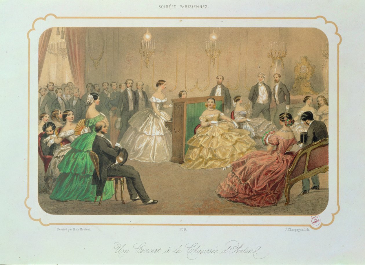 Dalla serie Soirees Parisiennes : Un concerto alla Chaussee d