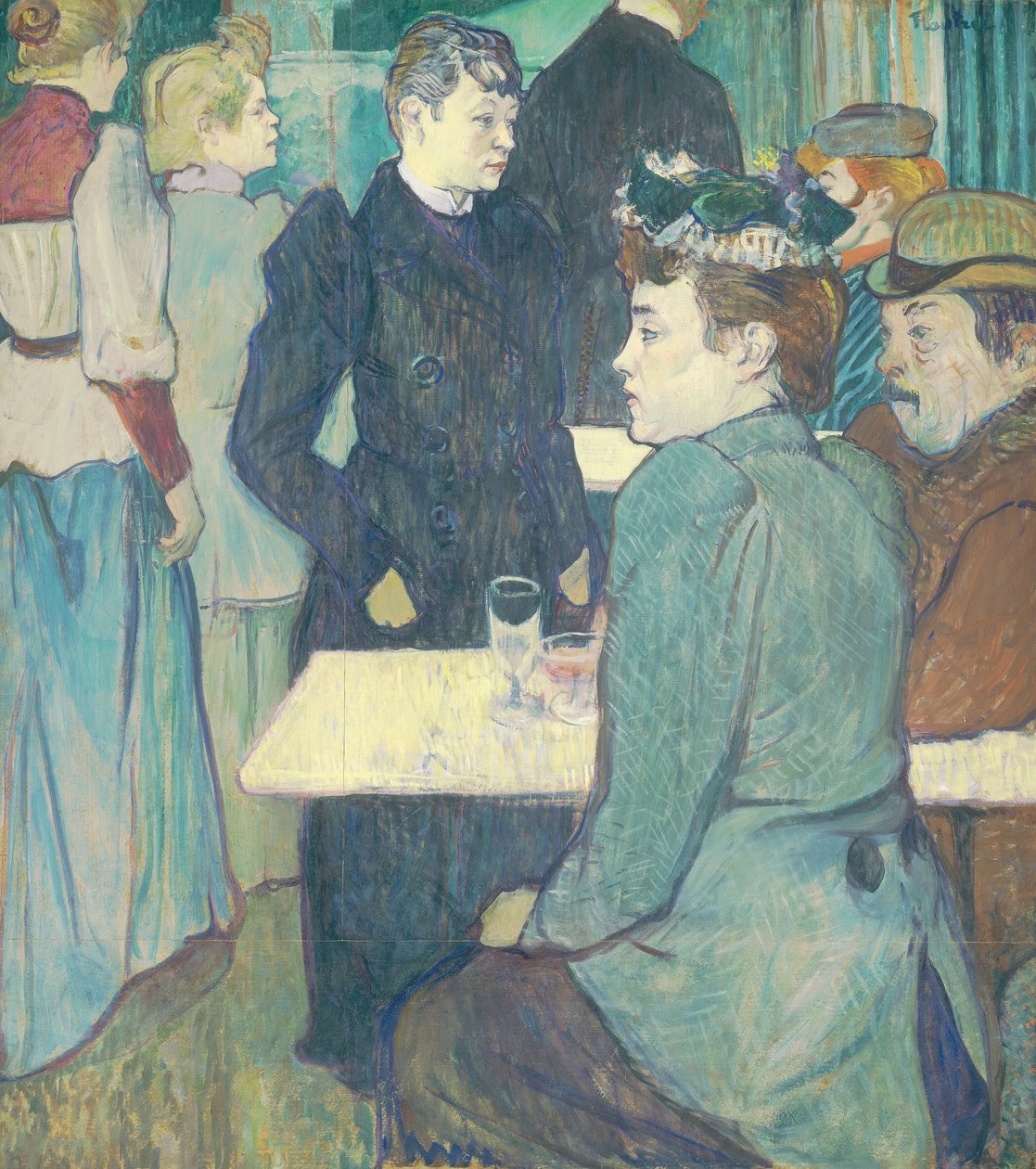 Un angolo del Moulin de la Galette da Henri de Toulouse-Lautrec