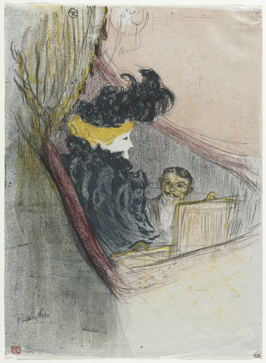 Un idillio principesco, Clara Ward da Henri de Toulouse-Lautrec