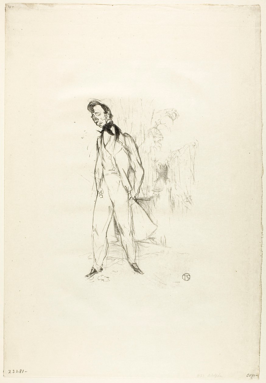 Adolphe ou Le Jeune Homme Triste da Henri de Toulouse-Lautrec