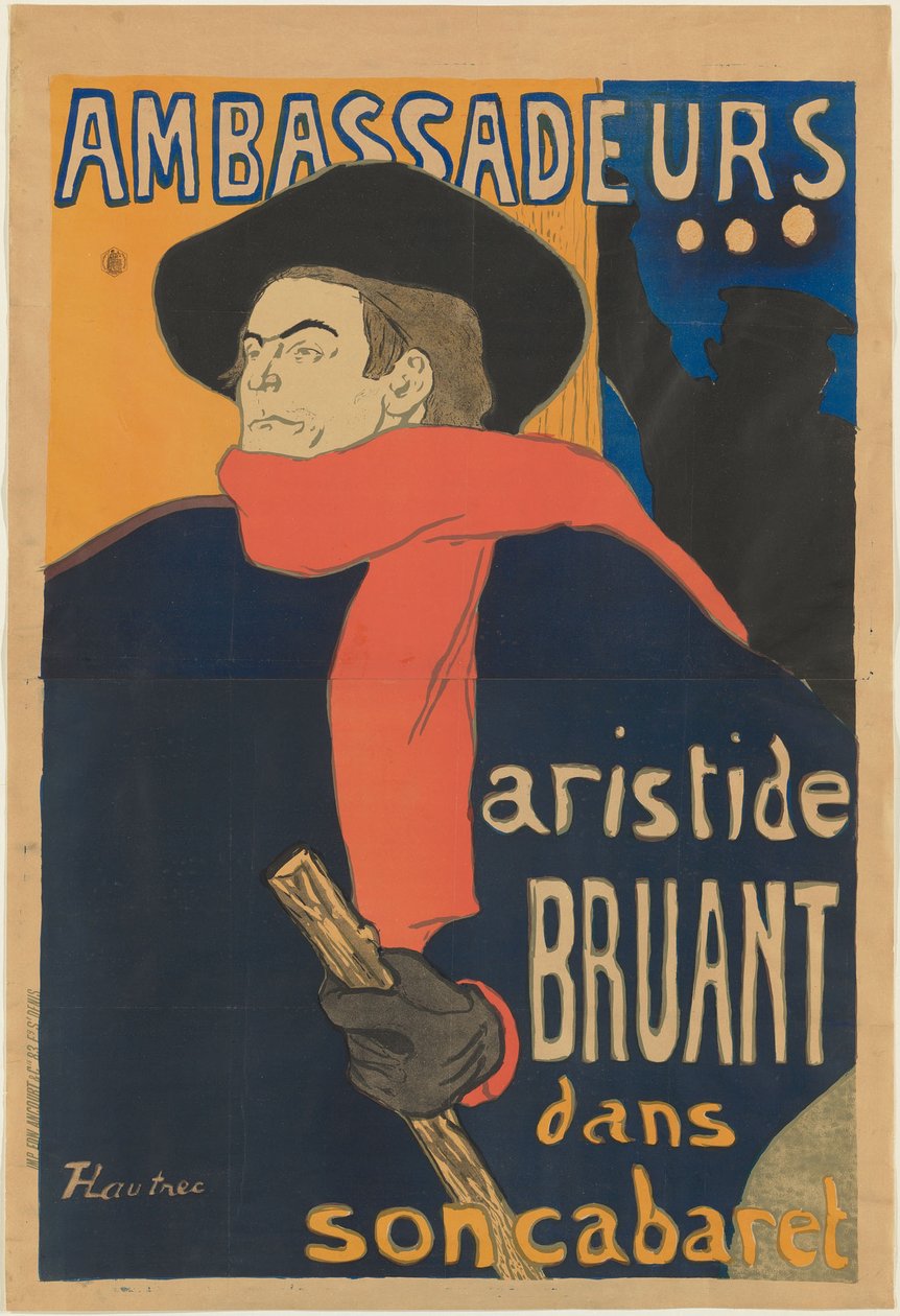 Ambassadeurs: Aristide Bruant da Henri de Toulouse-Lautrec