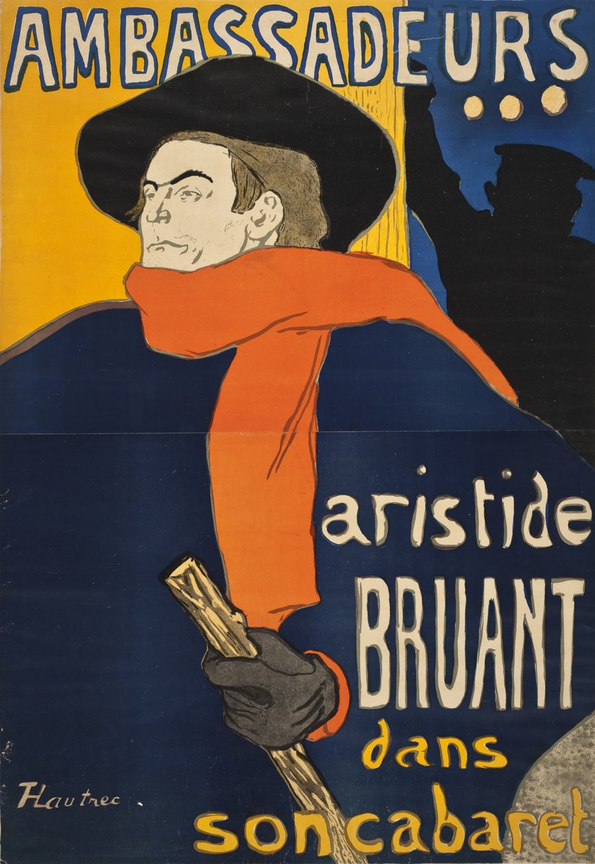 Ambassadeurs: Aristide Bruant da Henri de Toulouse-Lautrec