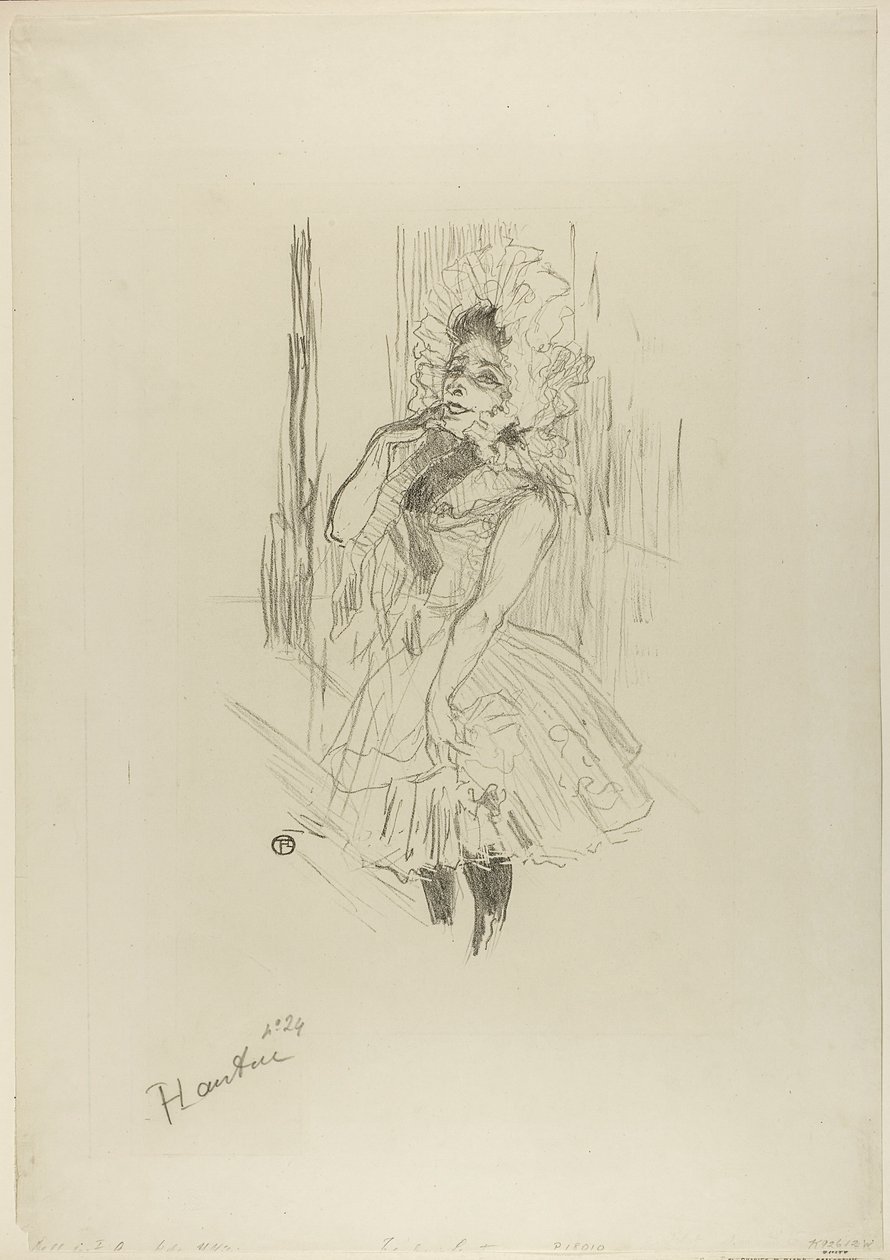 Anna Held, in Toutes ces Dames au Théâtre da Henri de Toulouse-Lautrec