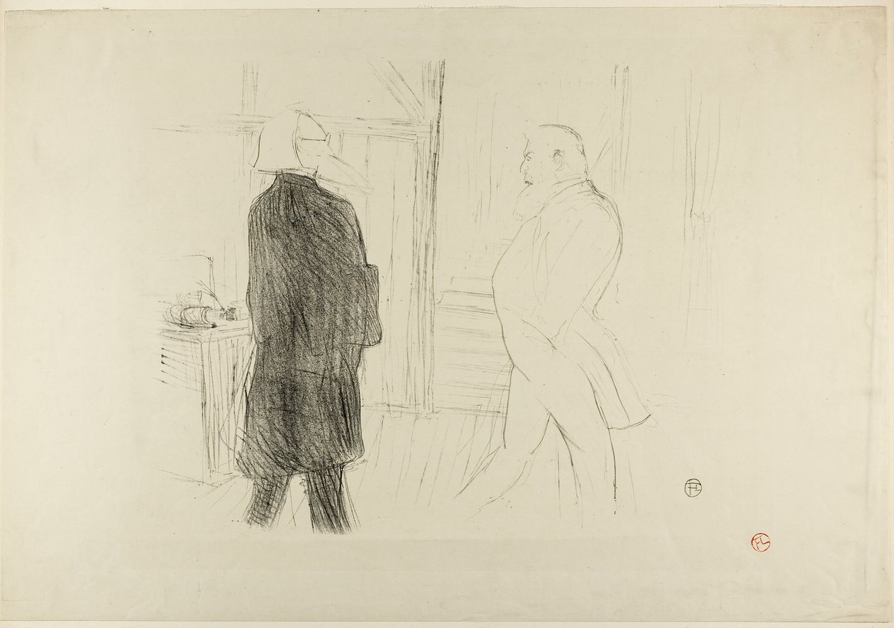 Antoine e Gémier, in Une Faillite da Henri de Toulouse-Lautrec