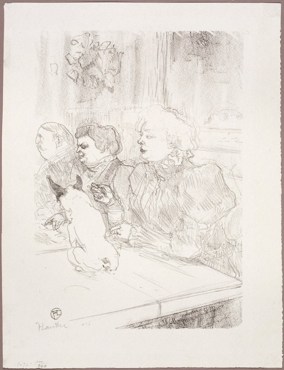 A La Souris, Madame Palmyre da Henri de Toulouse-Lautrec