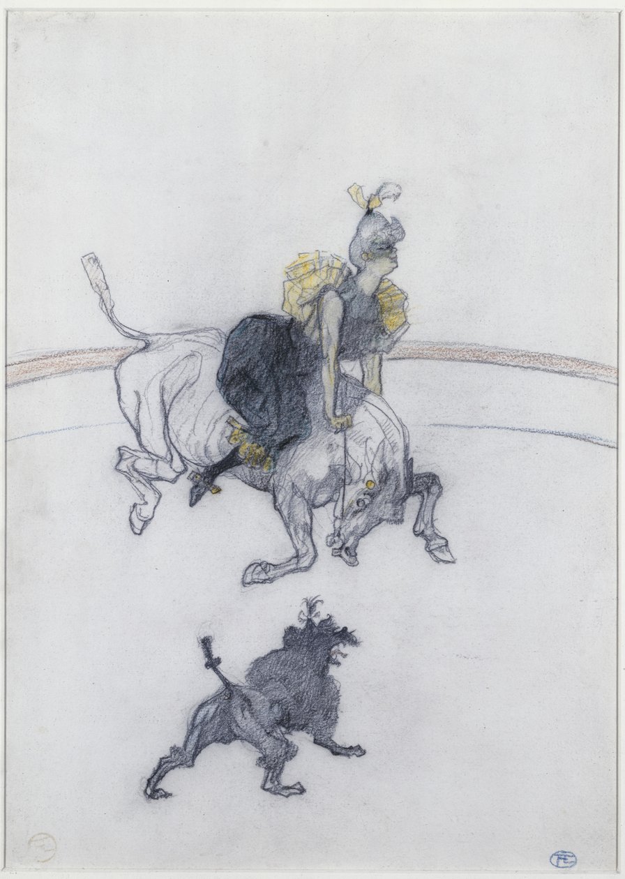 Al circo: Il saluto, 1899 da Henri de Toulouse Lautrec