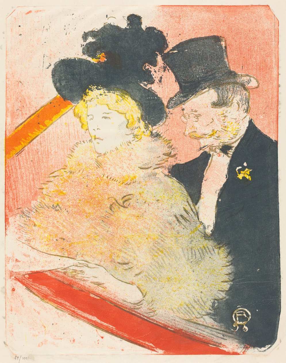Al concerto (Au concert) da Henri de Toulouse-Lautrec