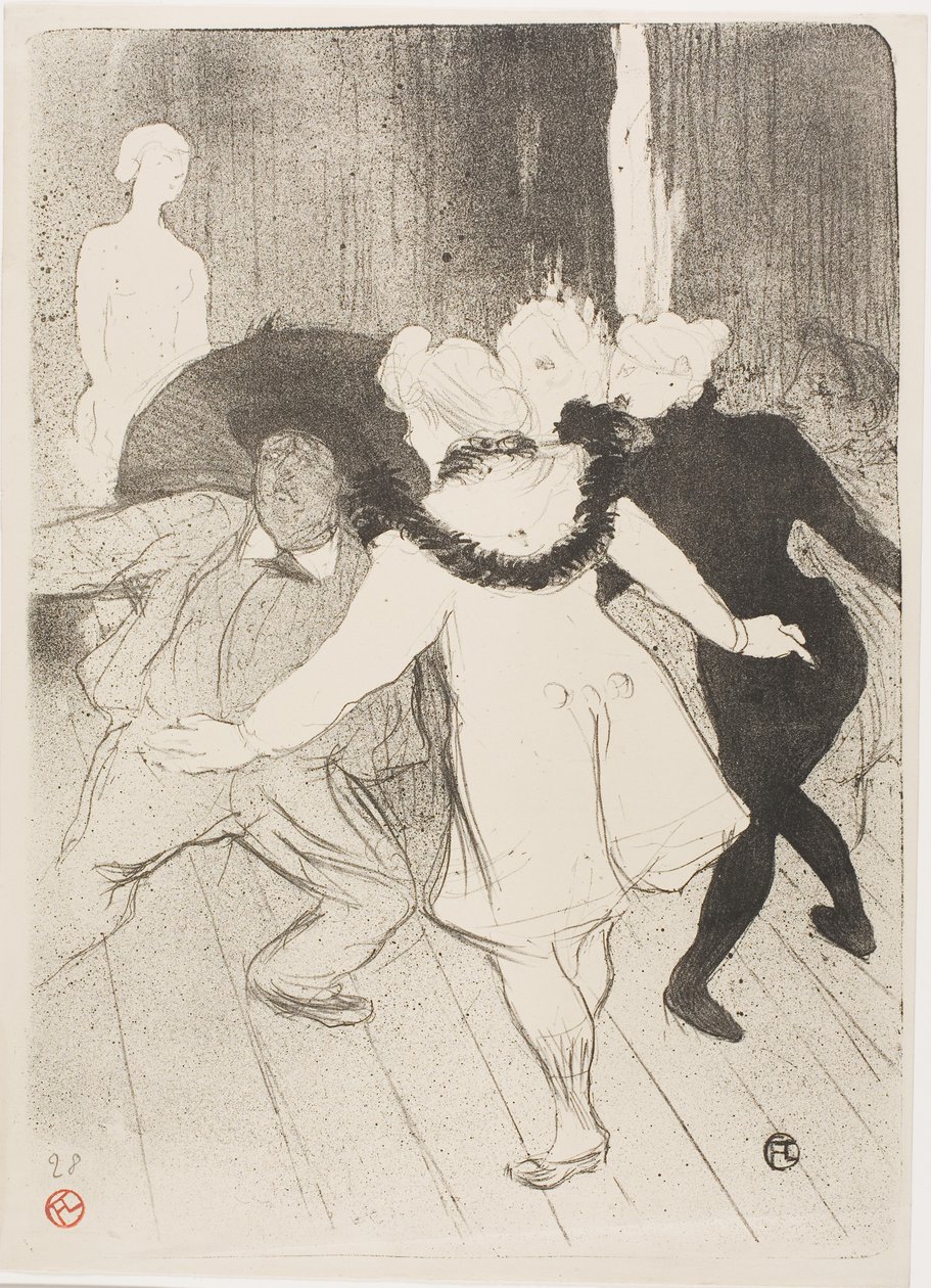 Al Folies-Bergère: La Modestia di Monsieur Prudhomme da Henri de Toulouse-Lautrec