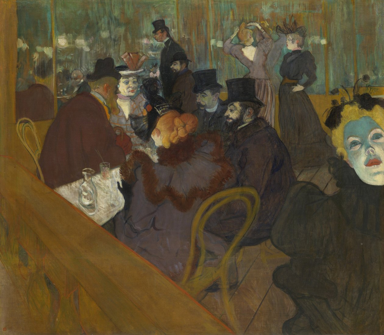 Al Moulin Rouge da Henri de Toulouse Lautrec