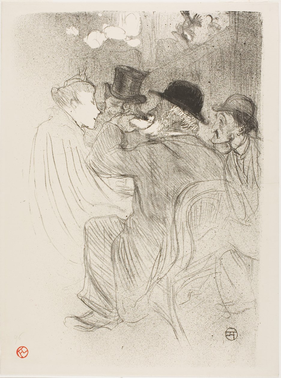 Al Moulin Rouge: Un maleducato! Un vero maleducato! da Henri de Toulouse-Lautrec