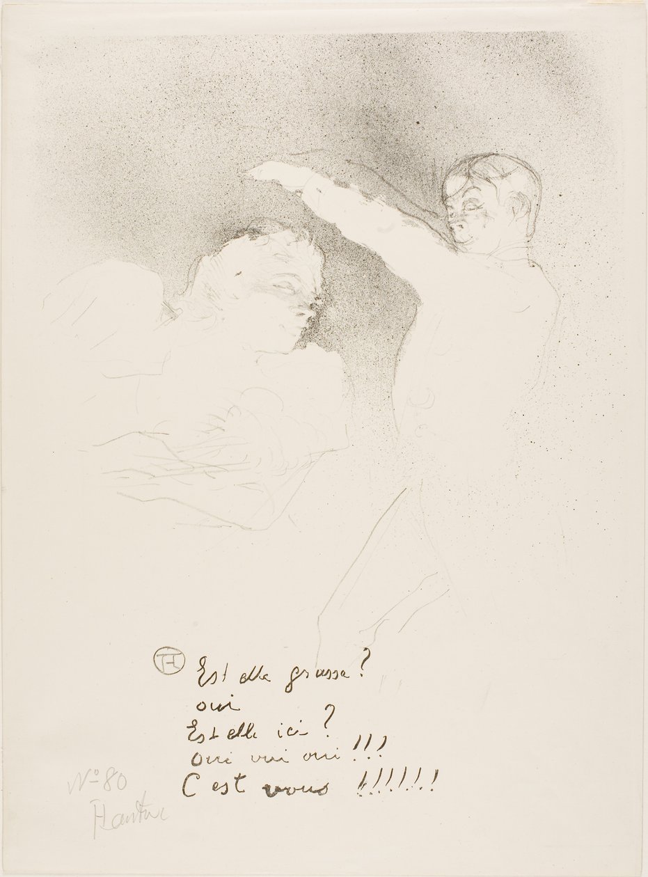 Al Variétés: Mademoiselle Lender e Brasseur da Henri de Toulouse-Lautrec