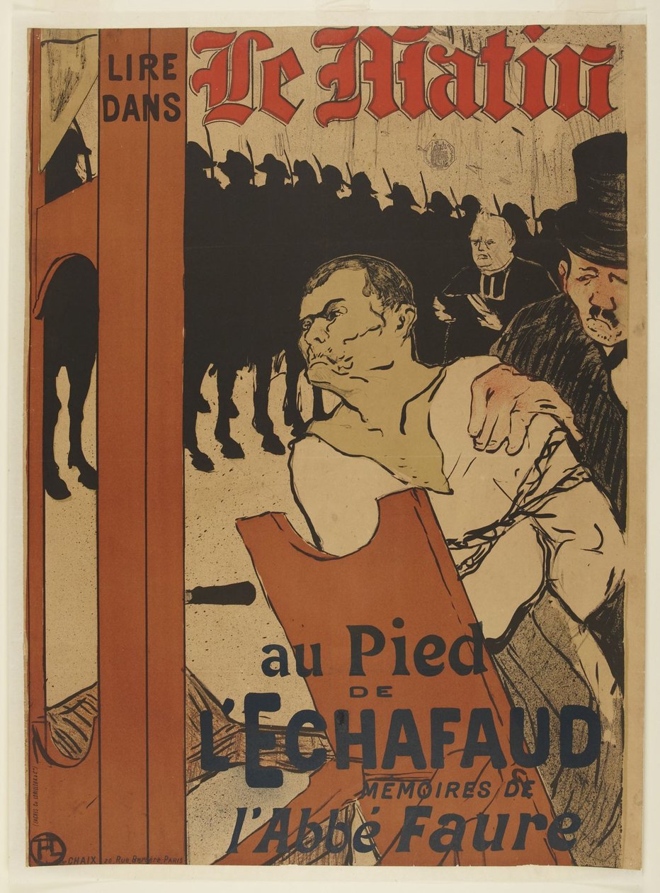 Am Fuße des Schafotts da Henri de Toulouse-Lautrec