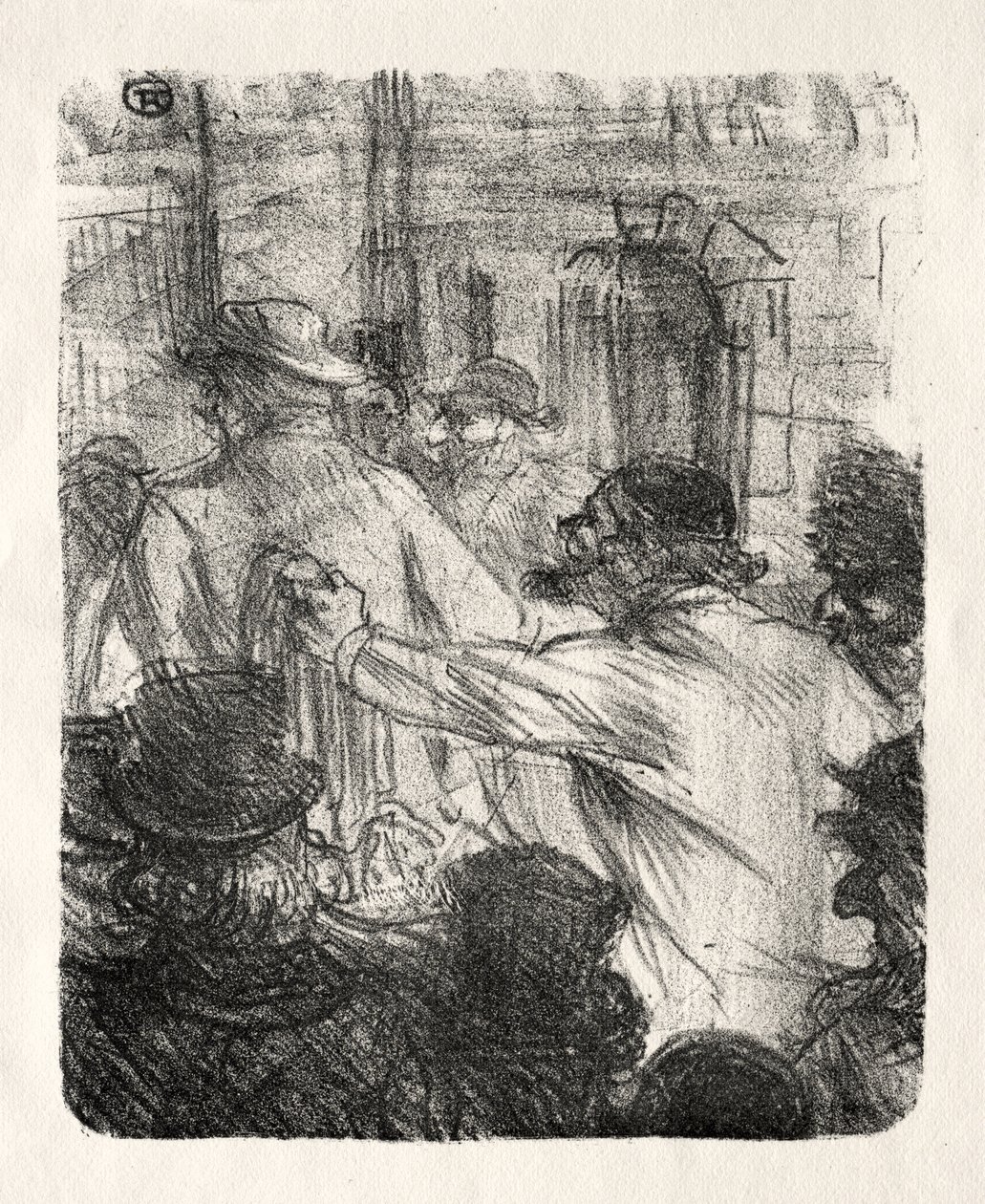 Ai piedi del Sinai: La Halle aux Draps, Cracovia da Henri de Toulouse-Lautrec