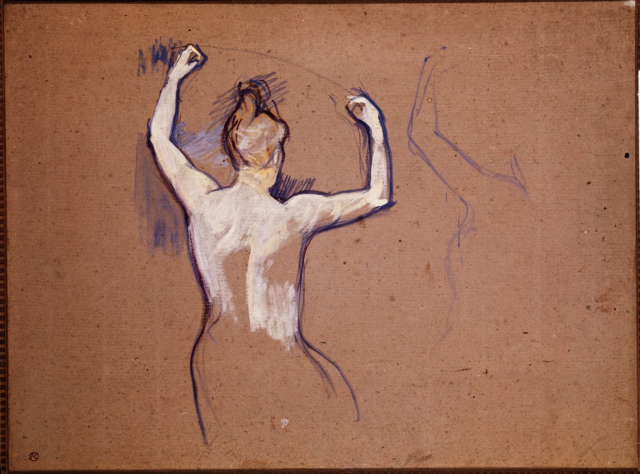 Balletto di Papa Crisantemo (Studio per una delle ballerine) da Henri de Toulouse Lautrec