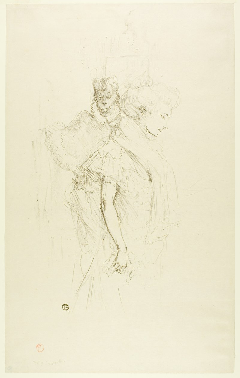 Blanche e Noire da Henri de Toulouse-Lautrec