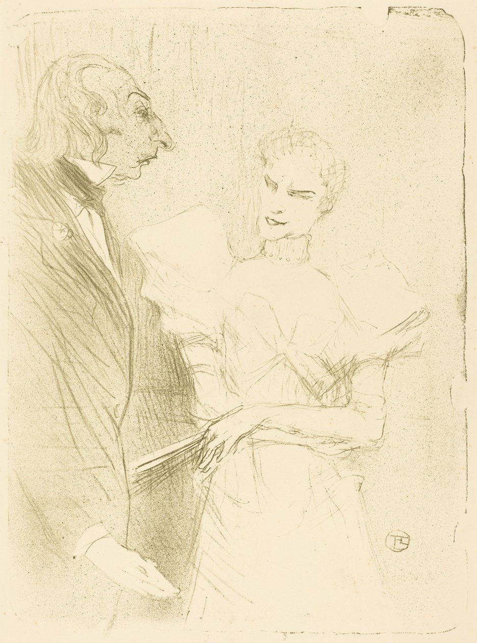 Brandès e Leloir in «Cabotins» da Henri de Toulouse-Lautrec