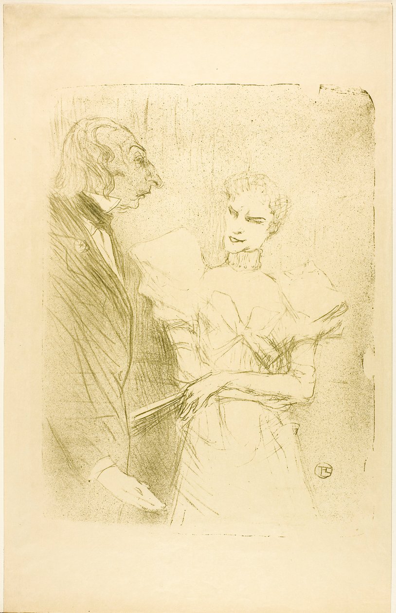 Brandès e Leloir, in Les Cabotins da Henri de Toulouse-Lautrec