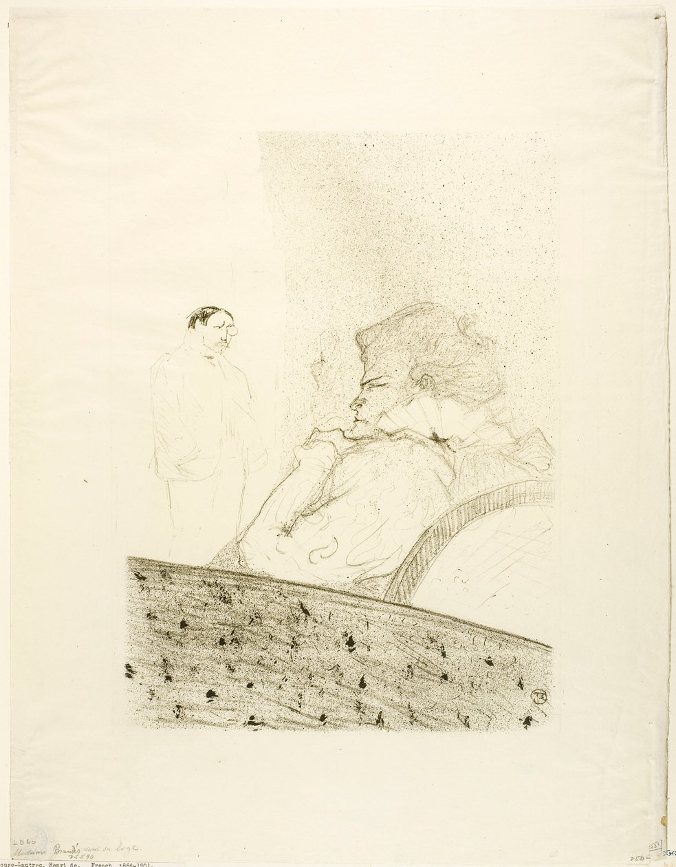 Brandès nella sua Scatola da Henri de Toulouse-Lautrec