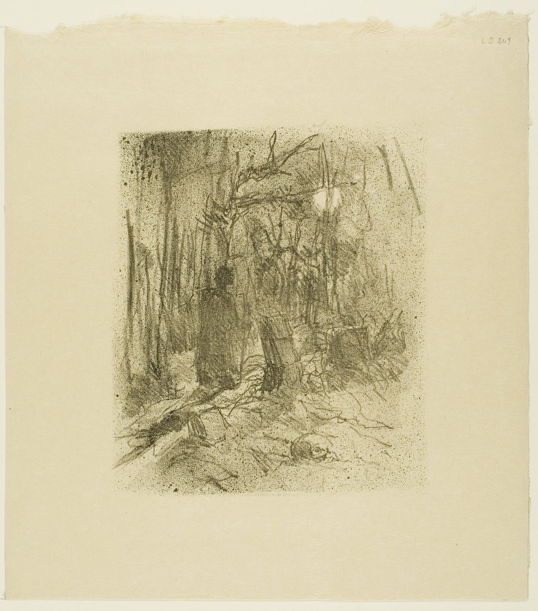 Cimitero di Busk, da Au Pied du Sinaï da Henri de Toulouse-Lautrec