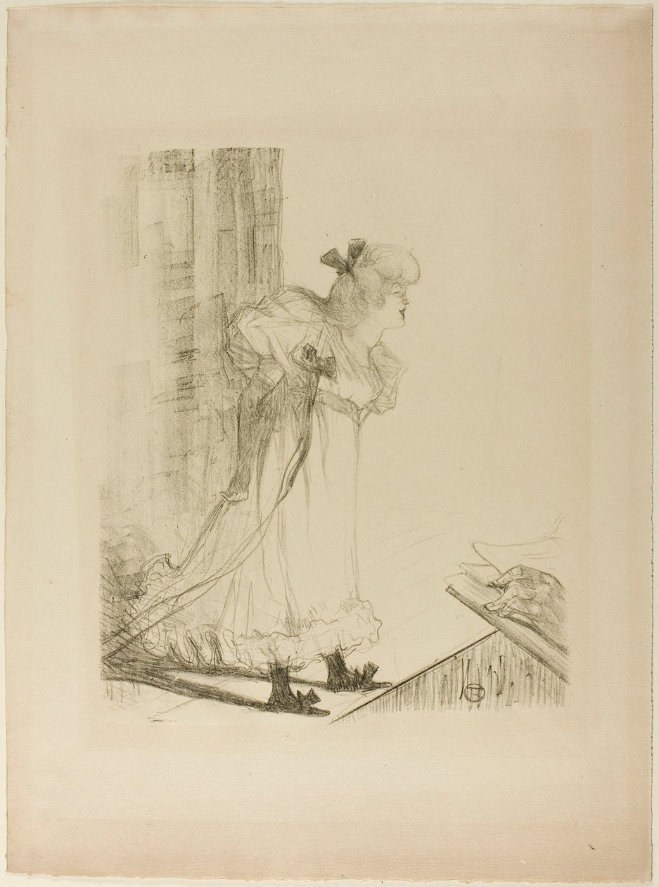 Cantante di cabaret da Henri de Toulouse-Lautrec
