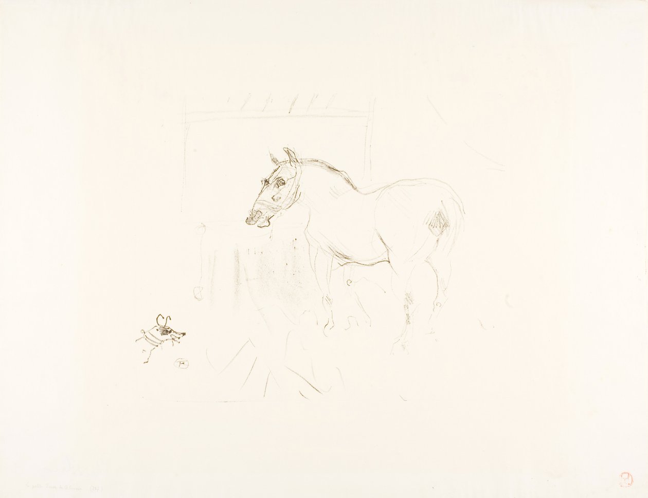 Il piccolo Pony di Calmèse da Henri de Toulouse-Lautrec