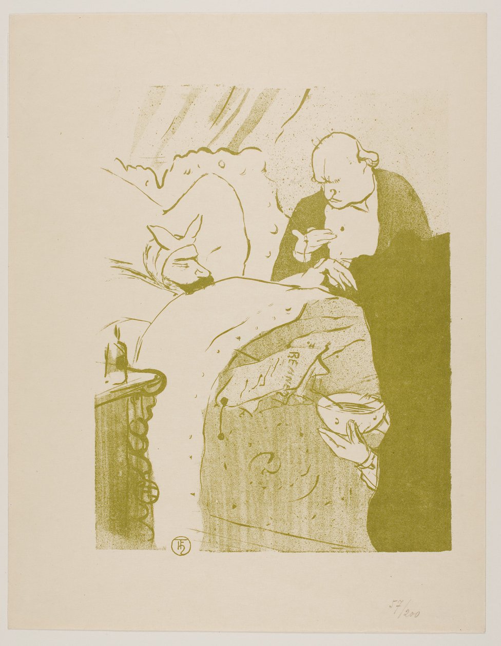 Carnot è malato! da Henri de Toulouse-Lautrec