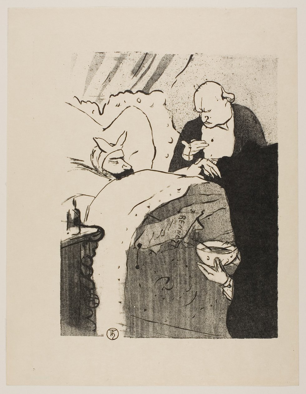 Carnot è malato! da Henri de Toulouse-Lautrec