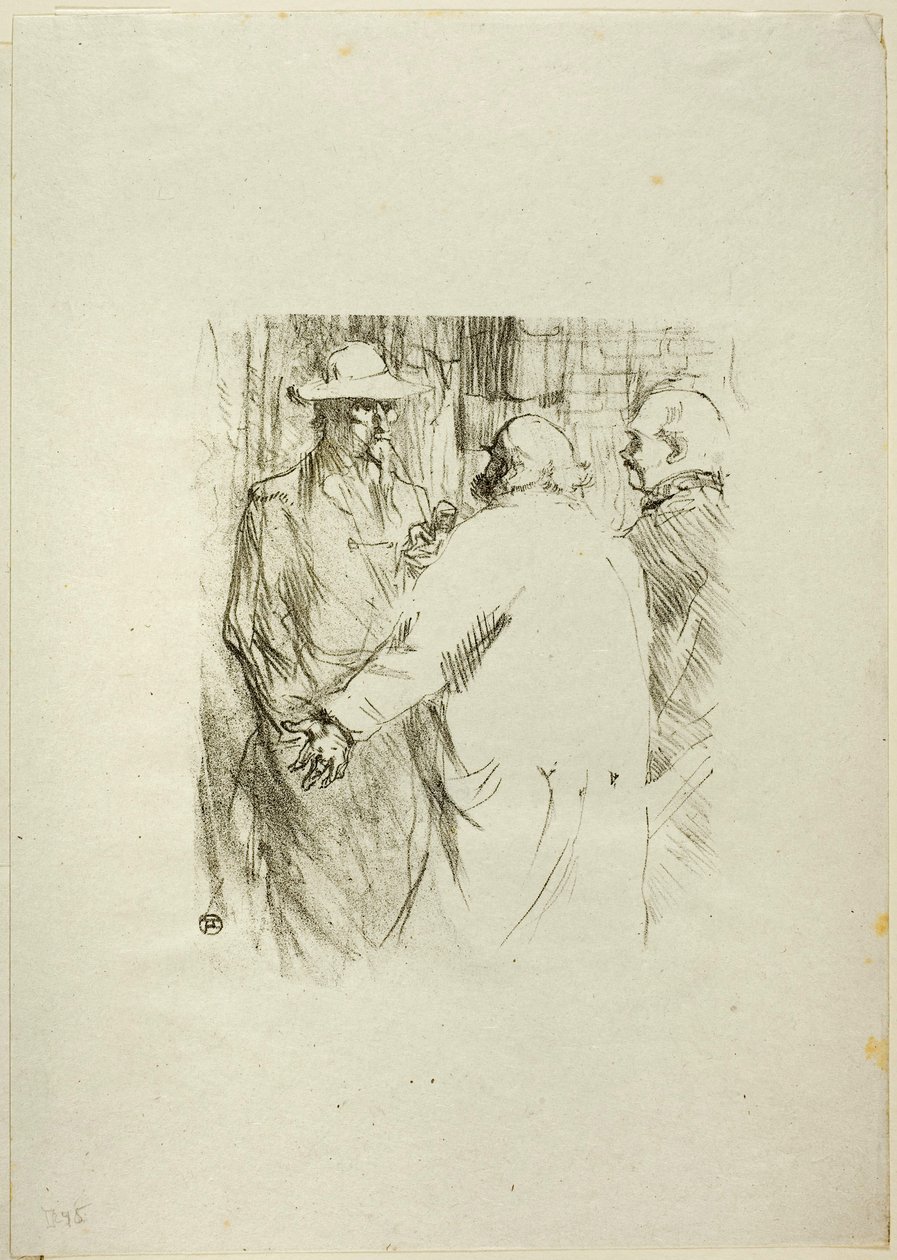 Clemenceau in Busk, da Au Pied du Sinaï da Henri de Toulouse-Lautrec