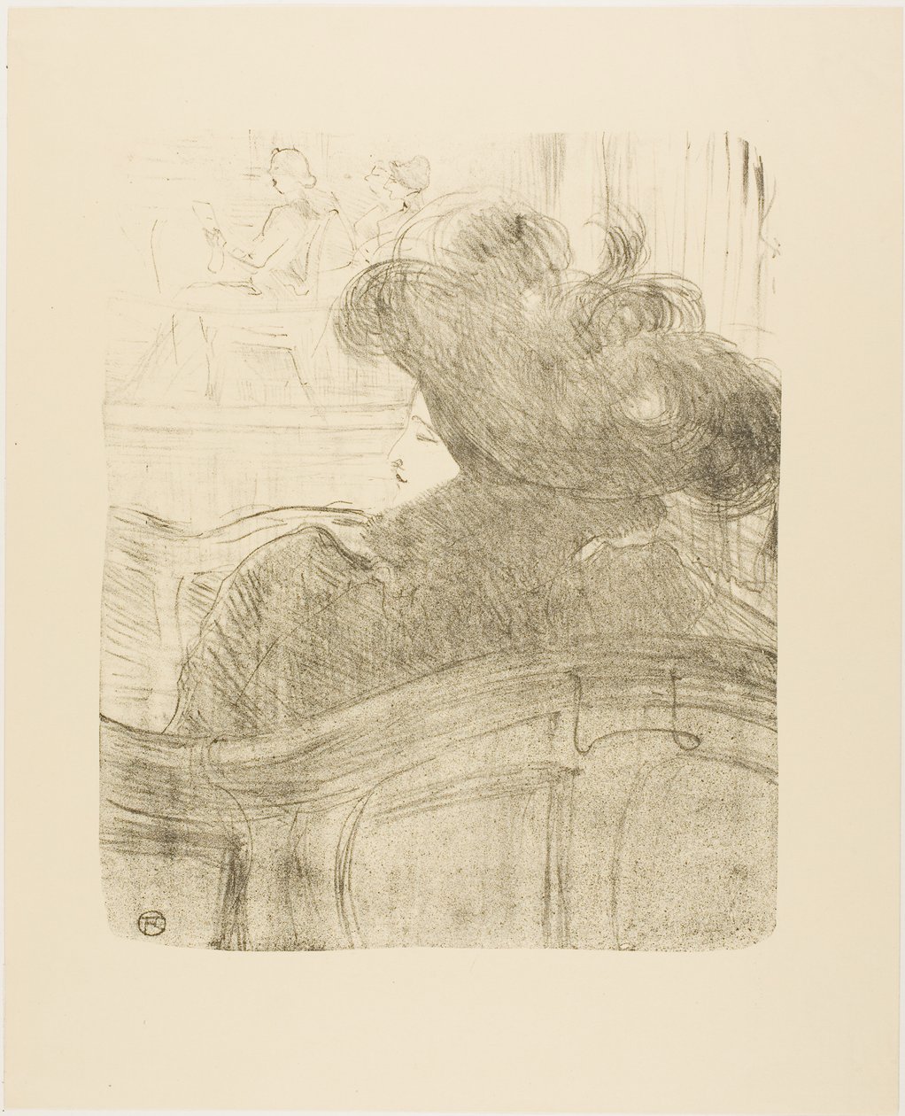 Cléo de Mérode, da Tredici Litografie da Henri de Toulouse-Lautrec